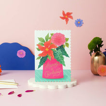 Load image into Gallery viewer, Birthday Card – Happiest of Birthdays Vase Design