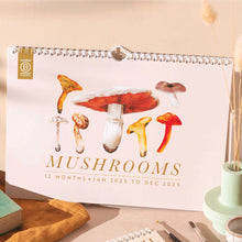 Load image into Gallery viewer, 2025 Calendar | Mushroom | A4