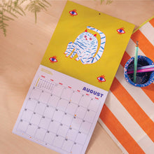 Load image into Gallery viewer, 2025 Calendar | Artist Collab with Ashley Pervical | The Cats | Compact Square