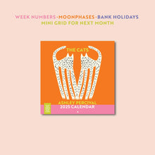 Load image into Gallery viewer, 2025 Calendar | Artist Collab with Ashley Pervical | The Cats | Compact Square