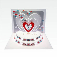 Load image into Gallery viewer, Forever POP UP card hearts