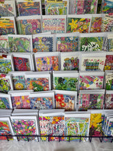 Load image into Gallery viewer, Botanical Gardens Sheffield map a6 painted greetings card