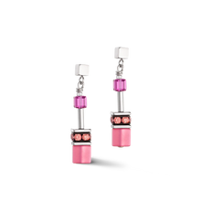Load image into Gallery viewer, GeoCUBE® Iconic earrings Viva Magenta