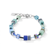 Load image into Gallery viewer, GeoCUBE® bracelet 2838 blue-green bracelet