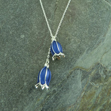 Load image into Gallery viewer, Bluebell Flower Pendant Necklace