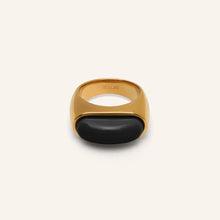 Load image into Gallery viewer, Lorde Statement Ring in Jet Black