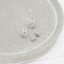 Load image into Gallery viewer, Holographic glitter star studs