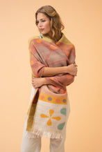 Load image into Gallery viewer, Oversized Fair Isle Scarf