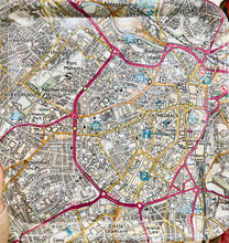 Load image into Gallery viewer, Sheffield Map melamine tray