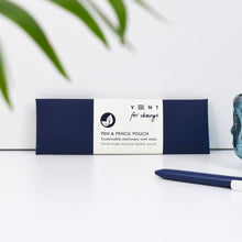 Load image into Gallery viewer, Vent for change Pen/Pencil Pouch Recycled Leather