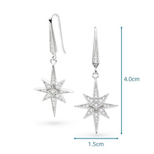 Load image into Gallery viewer, Kit Heath Céleste North Star Drop Earrings