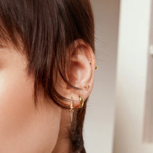 Load image into Gallery viewer, Cross Cubic Zirconia Studs