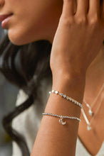 Load image into Gallery viewer, Moon Stretch Sienna Bracelet Silver Plated