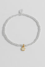 Load image into Gallery viewer, Sienna Beaded Enamel Flower Charm Bracelet
