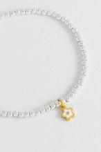 Load image into Gallery viewer, Sienna Beaded Enamel Flower Charm Bracelet