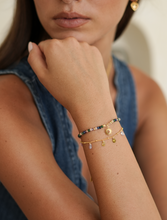 Load image into Gallery viewer, Multi CZ Pear Drop Bracelet