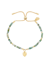 Load image into Gallery viewer, Faceted Monstera Leaf Bracelet
