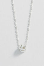 Load image into Gallery viewer, Knot Necklace Silver Plated