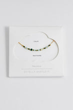 Load image into Gallery viewer, Mini Green Beaded Chain Necklace