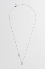 Load image into Gallery viewer, Heart Charm With Open Cz Heart Necklace