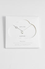 Load image into Gallery viewer, Heart Charm With Open Cz Heart Necklace