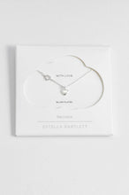 Load image into Gallery viewer, Heart Charm With Open Cz Heart Necklace