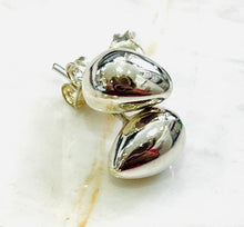 Load image into Gallery viewer, Stone Stud Earrings – Sterling Silver by Chris Lewis