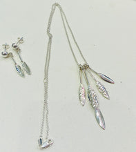 Load image into Gallery viewer, Pendulum Leaf Pendant – Sterling Silver by Chris Lewis