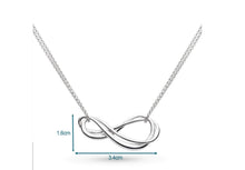 Load image into Gallery viewer, Kit Heath Infinity double chain Necklace