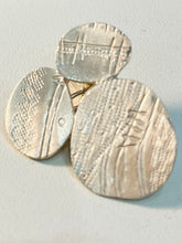 Load image into Gallery viewer, Adele Taylor Textured Silver Brooch – Handmade in Sheffield (Copy)