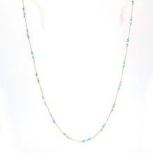 Load image into Gallery viewer, AM Gold plated gemstones NECKLACE