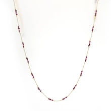 Load image into Gallery viewer, AM Gold plated gemstones NECKLACE
