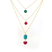 Load image into Gallery viewer, Need to change Handcrafted Necklace - Ruby & Apatite