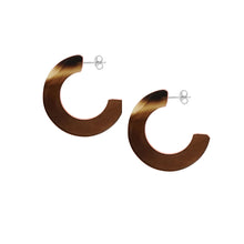 Load image into Gallery viewer, BRANCH FLAT HOOP EARRINGS