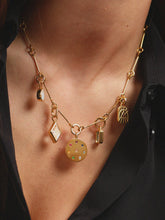 Load image into Gallery viewer, Gold Sinature Link Necklace Chain