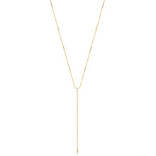 Load image into Gallery viewer, Gold Sparkle Point Y Necklace