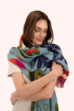 Load image into Gallery viewer, POWDER Printed Folk Floral Winter Ice Scarf