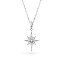 Load image into Gallery viewer, Kit Heath Céleste North Star CZ Midi 18" Necklace
