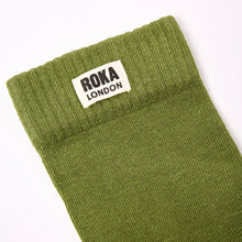 Load image into Gallery viewer, ROKA Wimbledon Organic Cotton Crew Socks - MENS One Size- NEW