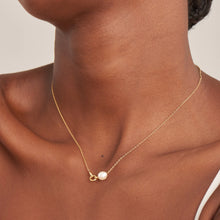 Load image into Gallery viewer, Pearl link chain Necklace