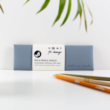 Load image into Gallery viewer, Vent for change Pen/Pencil Pouch Recycled Leather