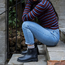 Load image into Gallery viewer, Bobbi Wellington Boot // Black and Black