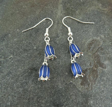 Load image into Gallery viewer, Bluebell Flower Drop Hook Earrings