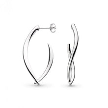 Load image into Gallery viewer, KH Entwine Twine Twist Link Grande Hoop Earrings