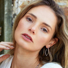 Load image into Gallery viewer, KH Entwine Twine Twist Link Grande Hoop Earrings