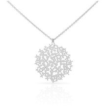 Load image into Gallery viewer, Hortensia Silver Plated Pendant detail | RAS Jewellery | ORA Gallery Sheffield