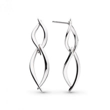 Load image into Gallery viewer, Kit Heath Entwine twine twist link RP duo link stud drop Earrings