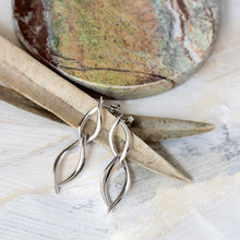 Load image into Gallery viewer, Kit Heath Entwine twine twist link RP duo link stud drop Earrings
