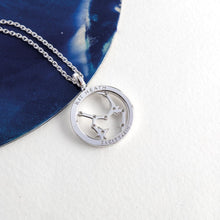 Load image into Gallery viewer, Kit Heath Revival Céleste Constellation Zirconia Rhodium Plated 18" Necklace 90471SAG