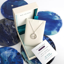 Load image into Gallery viewer, Kit Heath Revival Céleste Constellation Zirconia Rhodium Plated 18" Necklace 90471SAG